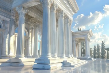 Obraz premium Classical exterior building