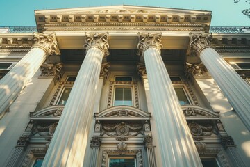 Fototapeta premium Classical exterior building