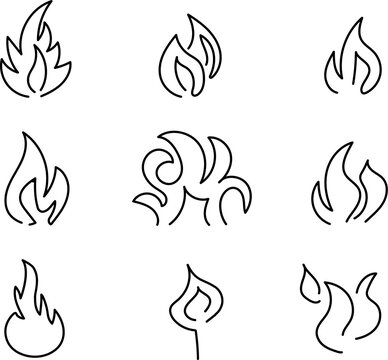 Flamas sin fondo formato png