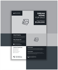 Simple And Creative Business Flyer Template Vector