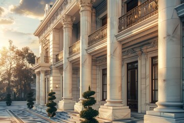 Obraz premium Classical exterior building