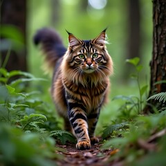 Obraz premium Day Cat: A Playful Portrait