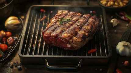 Cooking and roasting tools for meat preparation