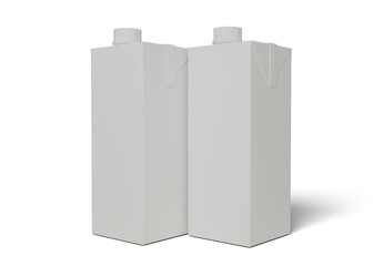 juice milk box mockup