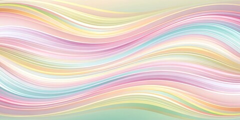 Obraz premium Twirling pastel lines on a wallpaper background header