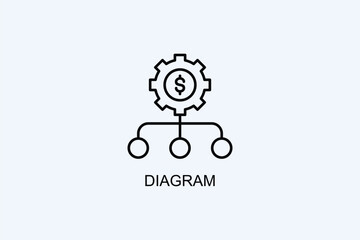 Diagram Vector Icon Or Logo Illustration