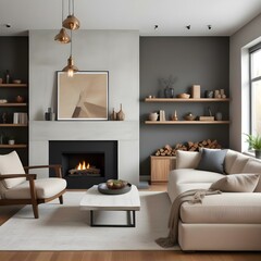 Modern living room interior