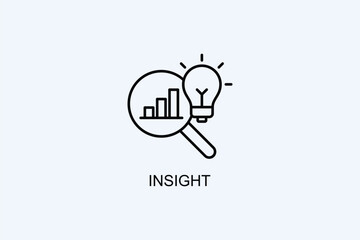 Insight Vector Icon Or Logo Illustration