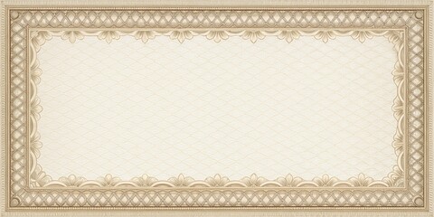 A stock photo featuring a classic certificate background with a light brown border
