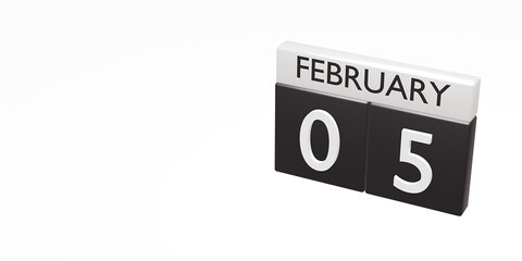 Calendar, timeline, time, concept, idea, management, background. 3d render.