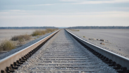 Railway rails.