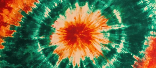 Fototapeta premium Vibrant Tie-Dye Patterns: Explore the Artistic Explosion of Colorful Textile Designs