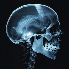 x ray image of skull