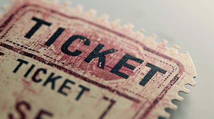 Event pass on a light backdrop, featuring the word PASS prominently displayed.