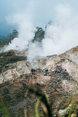 Volcanic activity and thermal field in Kawah Ratu, Bogor, West Java, Indonesia.
