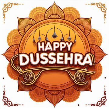 Indian big festival happy dussehra or vijayadashami