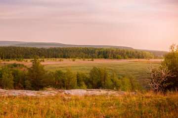 Cozy Landscape Background