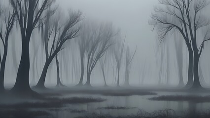 Halloween background design. Ai generated 