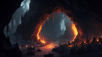 Obraz premium Halloween background design. Ai generated