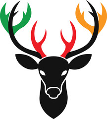 deer head vector
