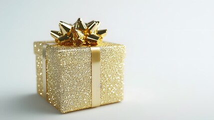 Gold luxury Christmas gift boxes collection, on a white background, banner for website.