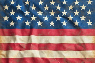 Fototapeta premium US American flag. For USA Memorial day, Veteran's day, Labor day, or 4th of July celebration with generative ai