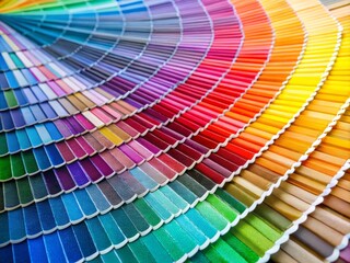 Vibrant Color Swatch: A kaleidoscope of warm hues, from radiant oranges to bold yellows, and fiery reds, evoking feelings of energy and optimism.