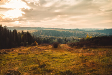 Obraz premium Cozy Landscape Background