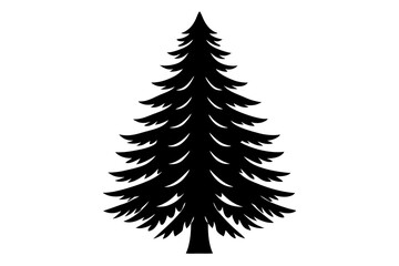 Fototapeta premium Christmas vector plants.pine