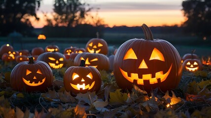 Halloween banner design with happy Halloween text. Ai  generated