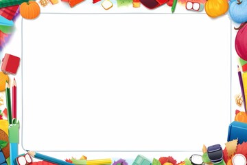 Obraz premium School Theme borderline Background