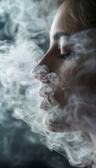 Fototapeta premium Exploring the synergistic effects of alpha gpc and nicotine on cognitive function and focus