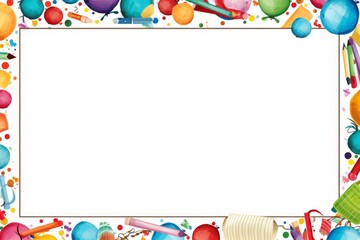 School Theme borderline Background