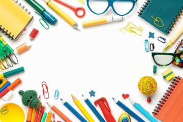 School Theme borderline Background