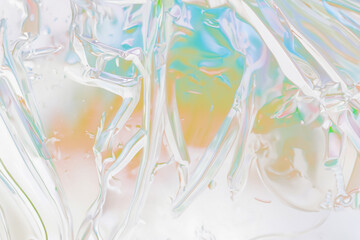 Crinkled Rainbow Foil Texture