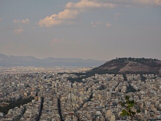 Enjoying panoramic views of Athens, Greece