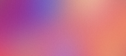 Grainy textured abstract background with a purple, pink, and orange gradient