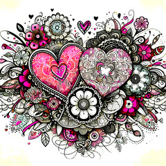 lace heart 