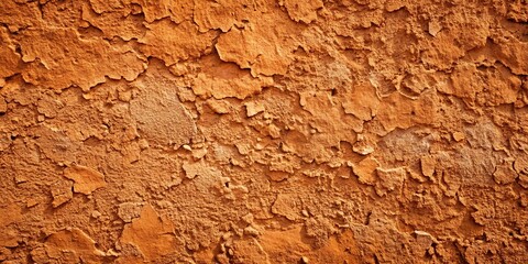 Fototapeta premium Abstract textural background of rough terracotta wall