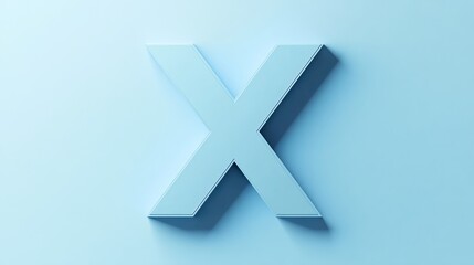 Obraz premium Isolated 3D letter 