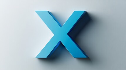 Obraz premium Volumetric letter 