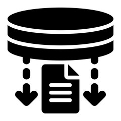 data extraction, data, extracting, database, data science, information extraction solid or glyph icon