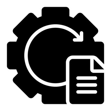 data preprocessing, data processing, data management, data governance, data engineering, data science solid or glyph icon