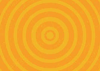 Spiral Sunburst with Orange Color Background