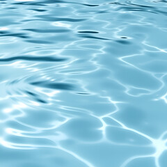 A close-up of a smooth, reflective water surface with ripples.