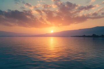 Obraz premium Sunset over Still Waters