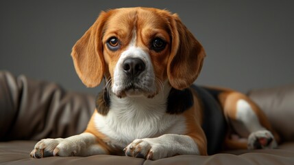 Beagle Dog Portrait