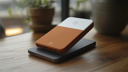 Digital wallet with a minimalist design, emphasizing ease of use and intuitive navigation