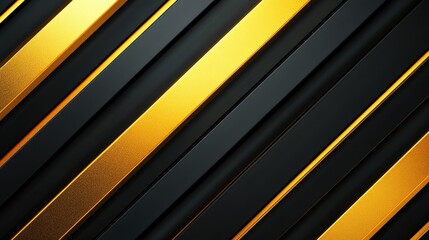 Obraz premium Abstract gold and black stripes. Ideal for use as a background for presentations, websites, and social media posts.