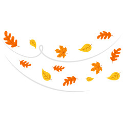 Wind Blowing Autumn Leaves